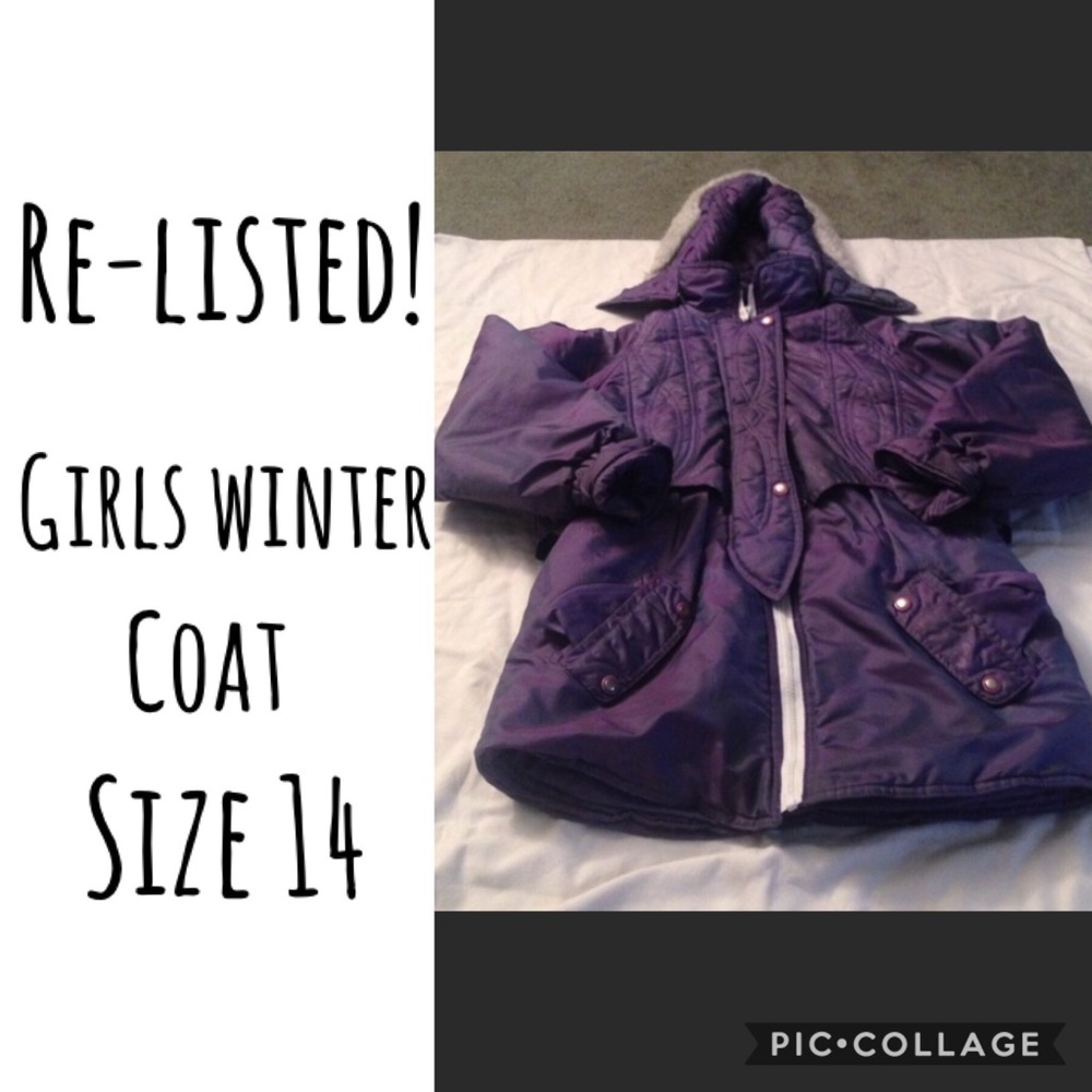Re-Listed Girls Winter Coat (S-14)